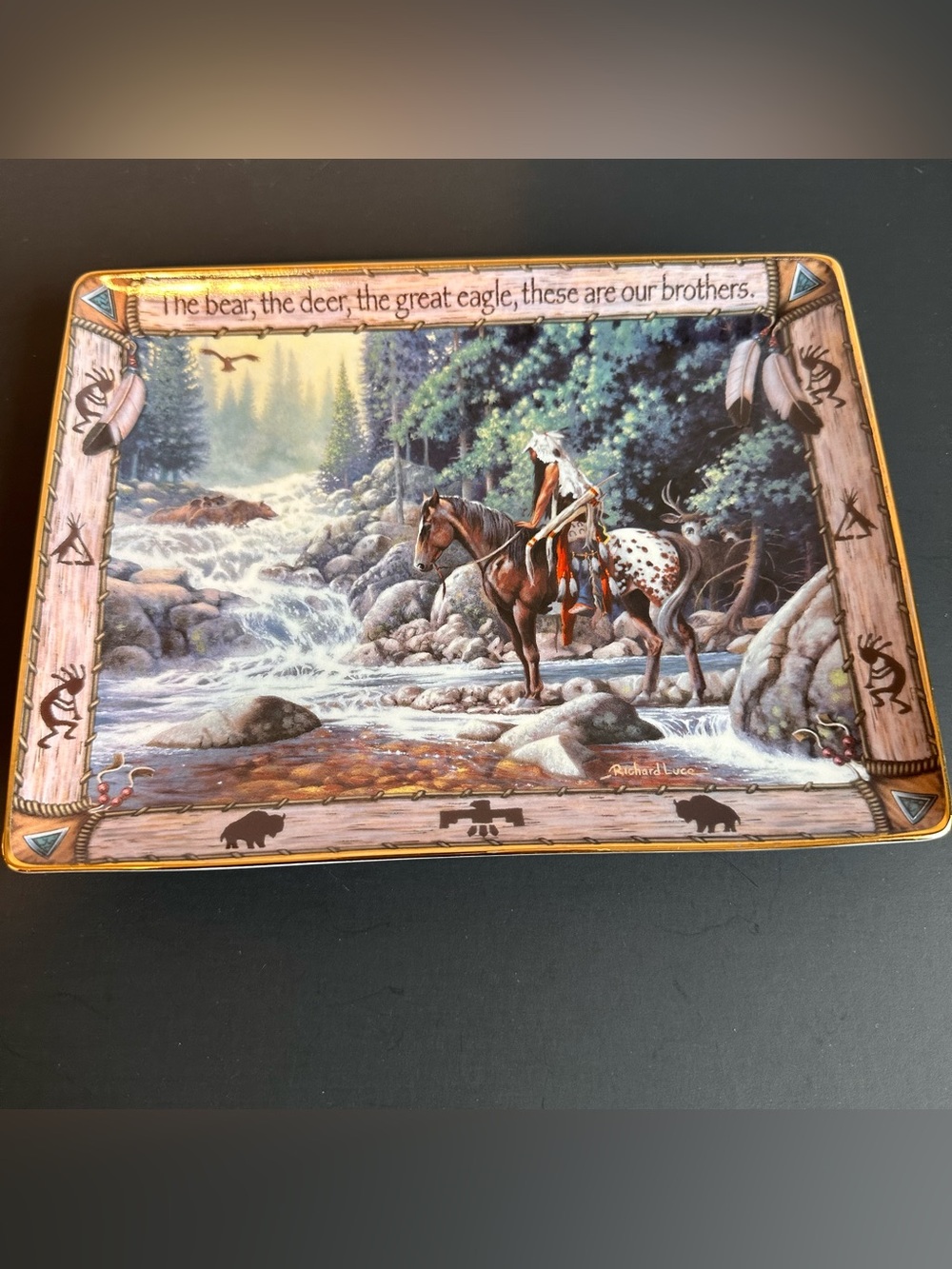 "These are our brothers" Limited-Edition Collector's Plate/The Franklin Mint